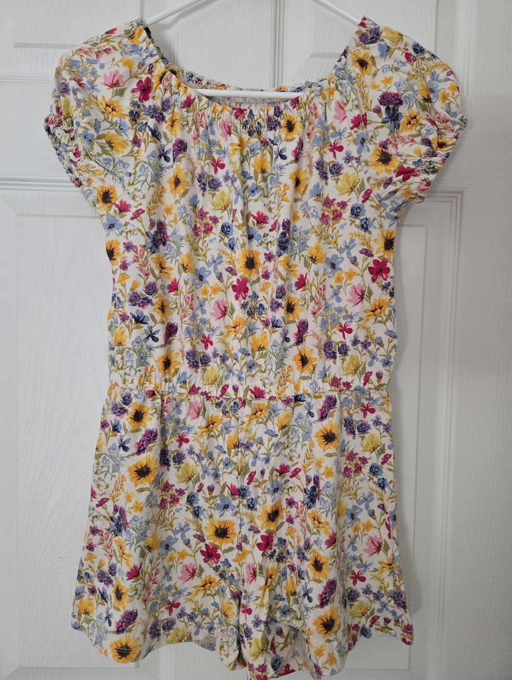 Old Navy Bright Spring Sunmer Floral Romper XL 14-16